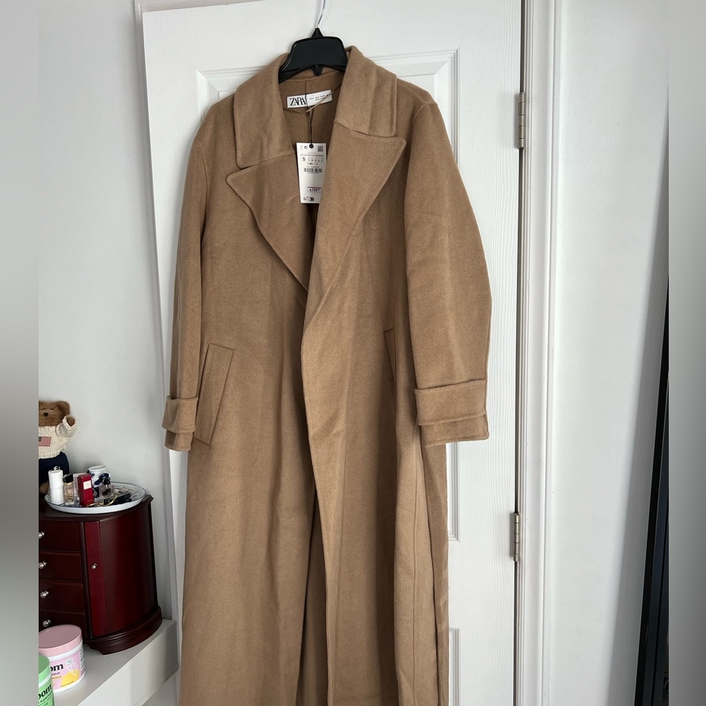 Zara Camel colored Wool Coat